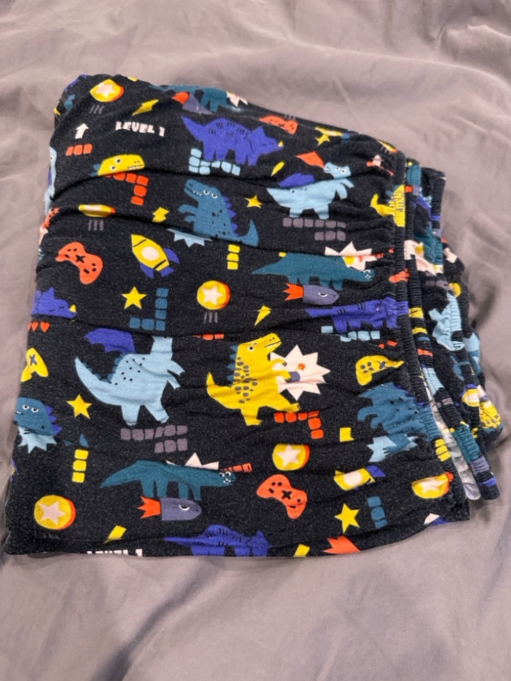 Little Sleepies Black Dino & Game Print Sheet